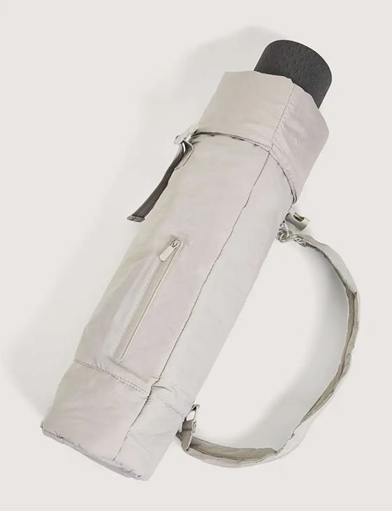 Grey unique simple yoga mat bag