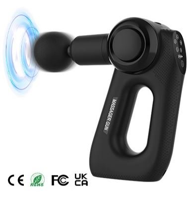 Deep Tissue Electric Massage Gun with Adjustable Angle Arm