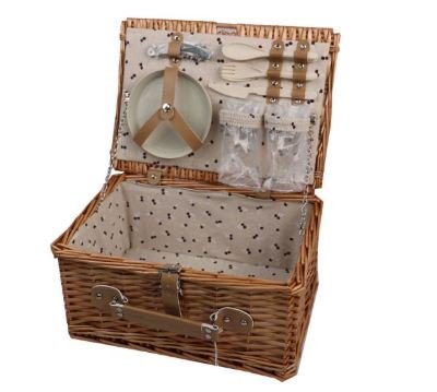 Classic Rectangular Picnic Basket 