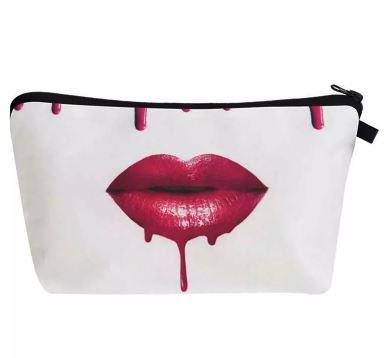 Wholesale Canvas Cosmetic Bag with Zipper Makeup Bag