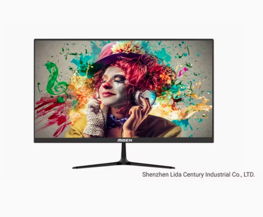 New Style OEM 21.45-27 Widescreen 1920*1080 2ms Three-Side Edgeless IPS Unibody Black75Hz LED Monitor